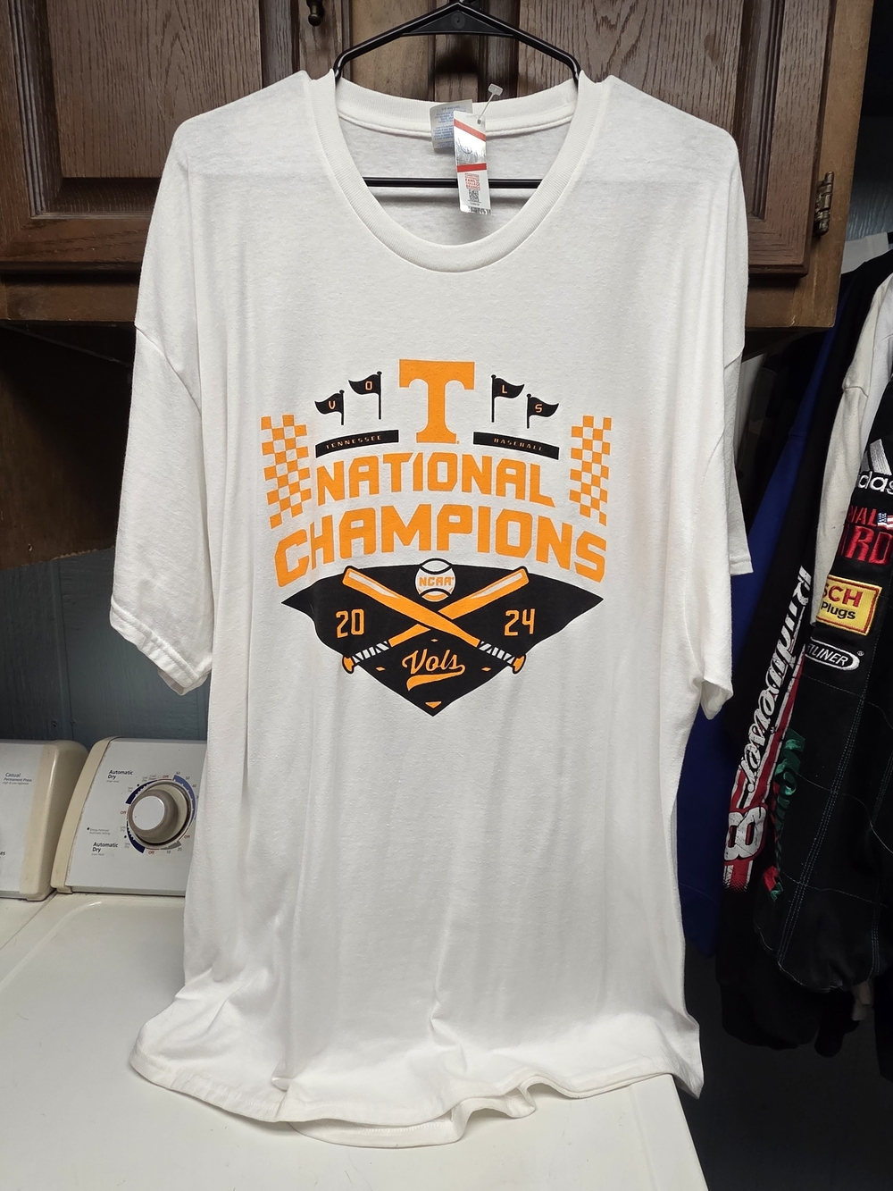 Tennessee Vols National Champions Graphic Tee - White & Orange